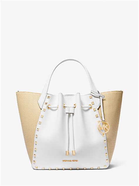 michael kors phoebe large bucket bag|Michael Kors bucket bag sale.